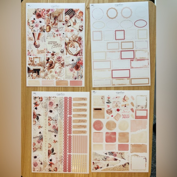 Nine four page planner Sadie’s Stickers kits - Picture 10 of 11